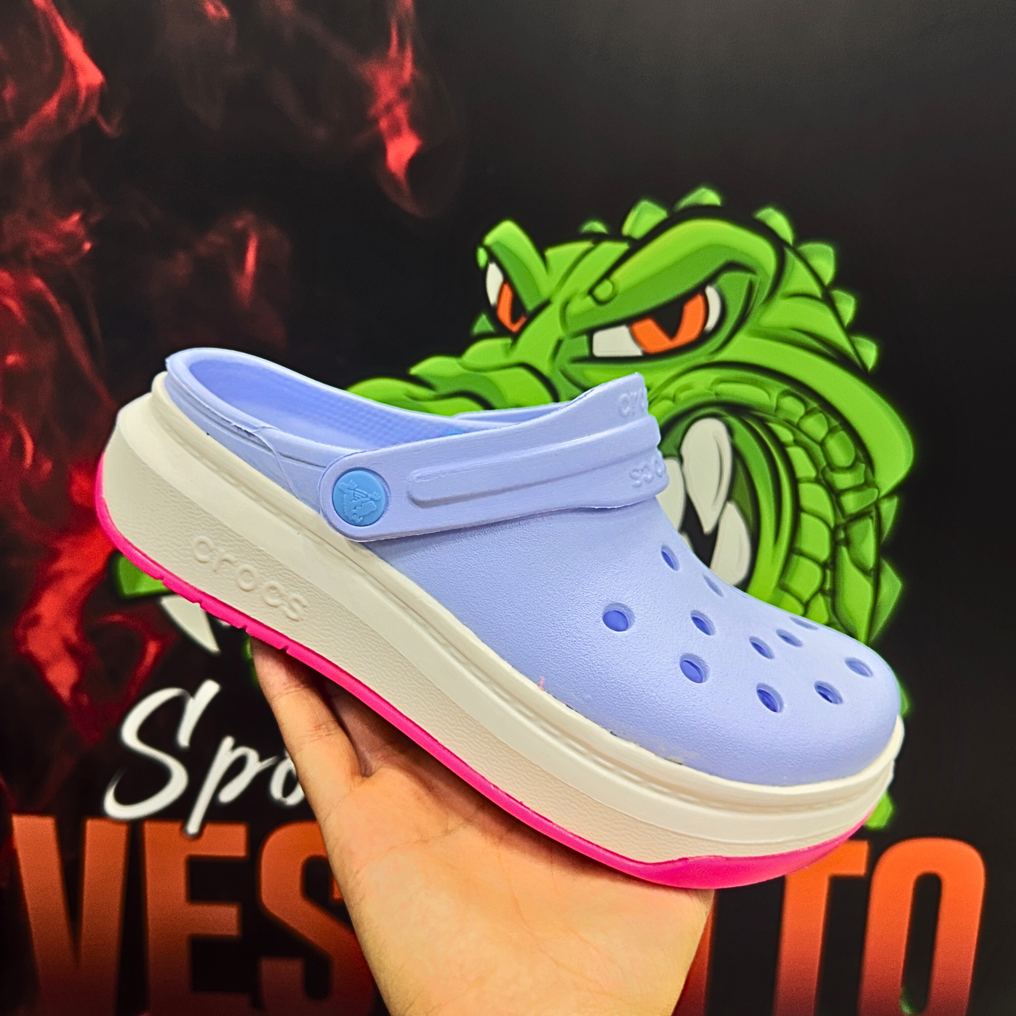 Crocband Force Ceste Fucsia