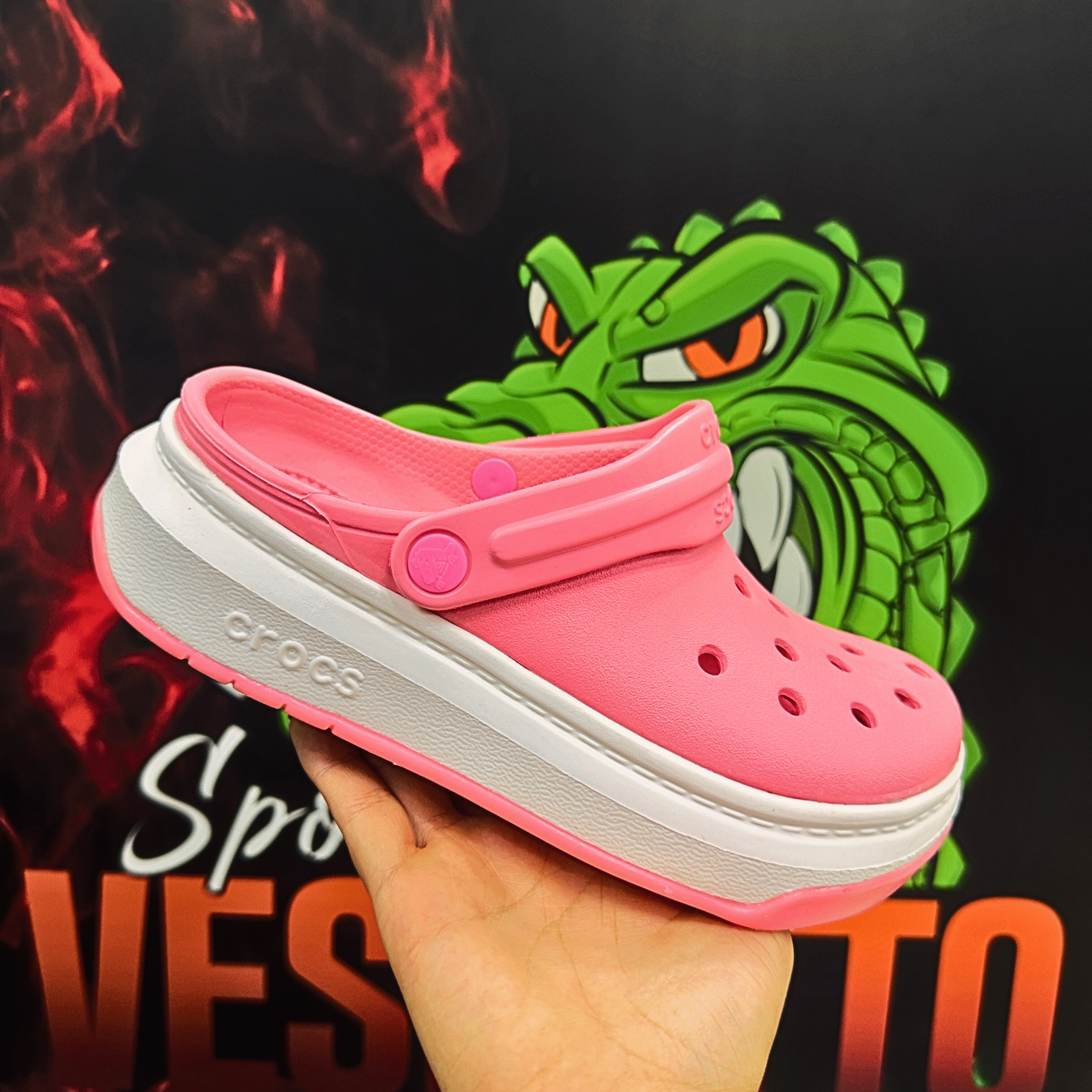 Crocband Force Rosada