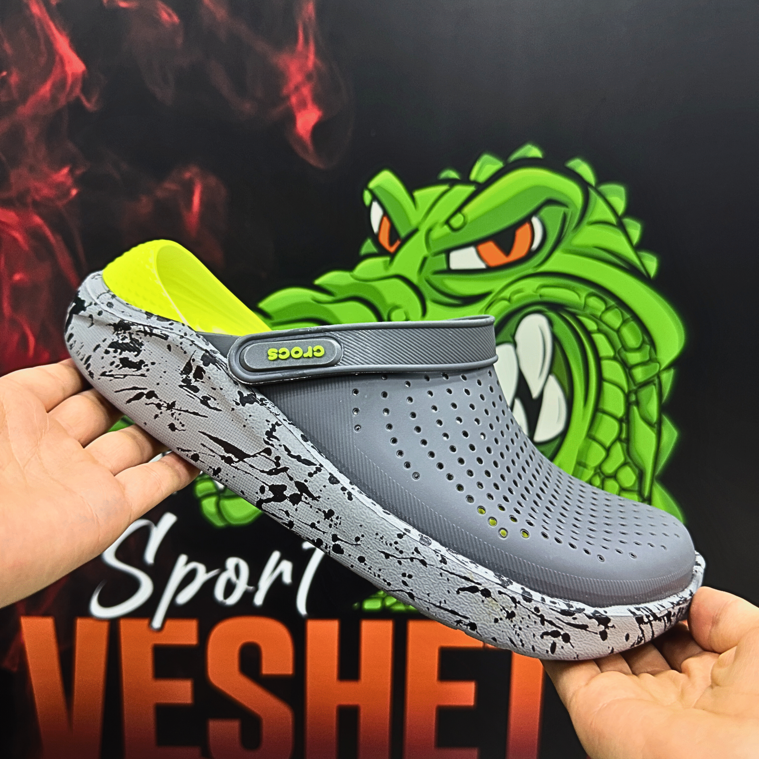 Crocs LiteRide™ Gris Verde
