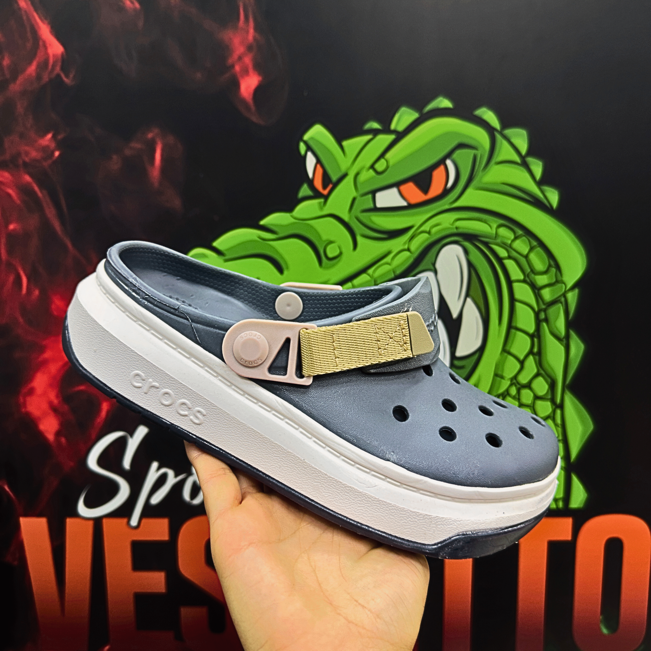 CrocBand Force Gris